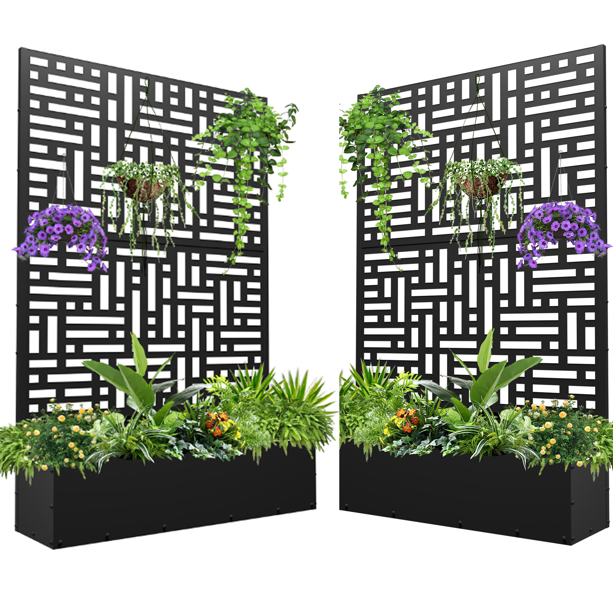 Latitude Run® Quameshia Metal Planter Box & Reviews